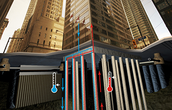 geothermal systems illustration